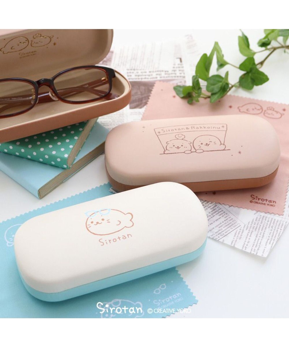 Mother garden しろたん クロス付き メガネケース 《しろたん＆らっこいぬ》 