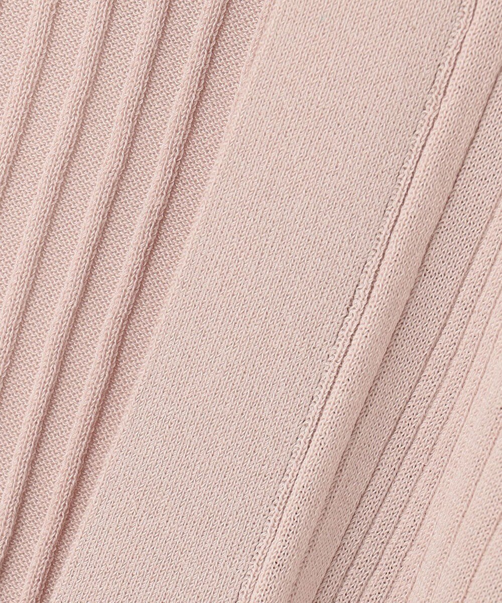 自由区 【洗える】ハイツイストコットンアセテート ニットカーディガン 