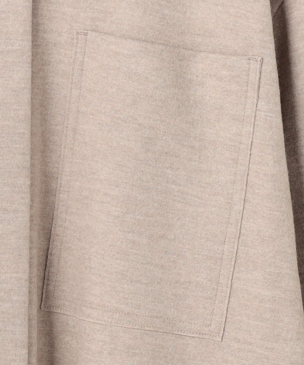 BEIGE， MONTAIGNE / ウールオーバーサイズシャツ 