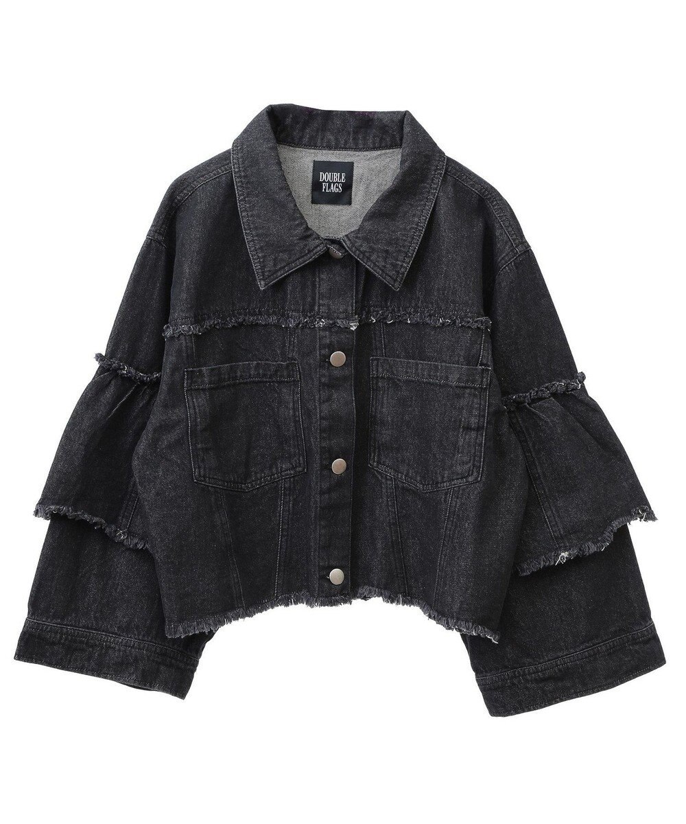 Green Parks ・ＤＯＵＢＬＥ　ＦＬＡＧＳ　フレアスリーブＧジャン 