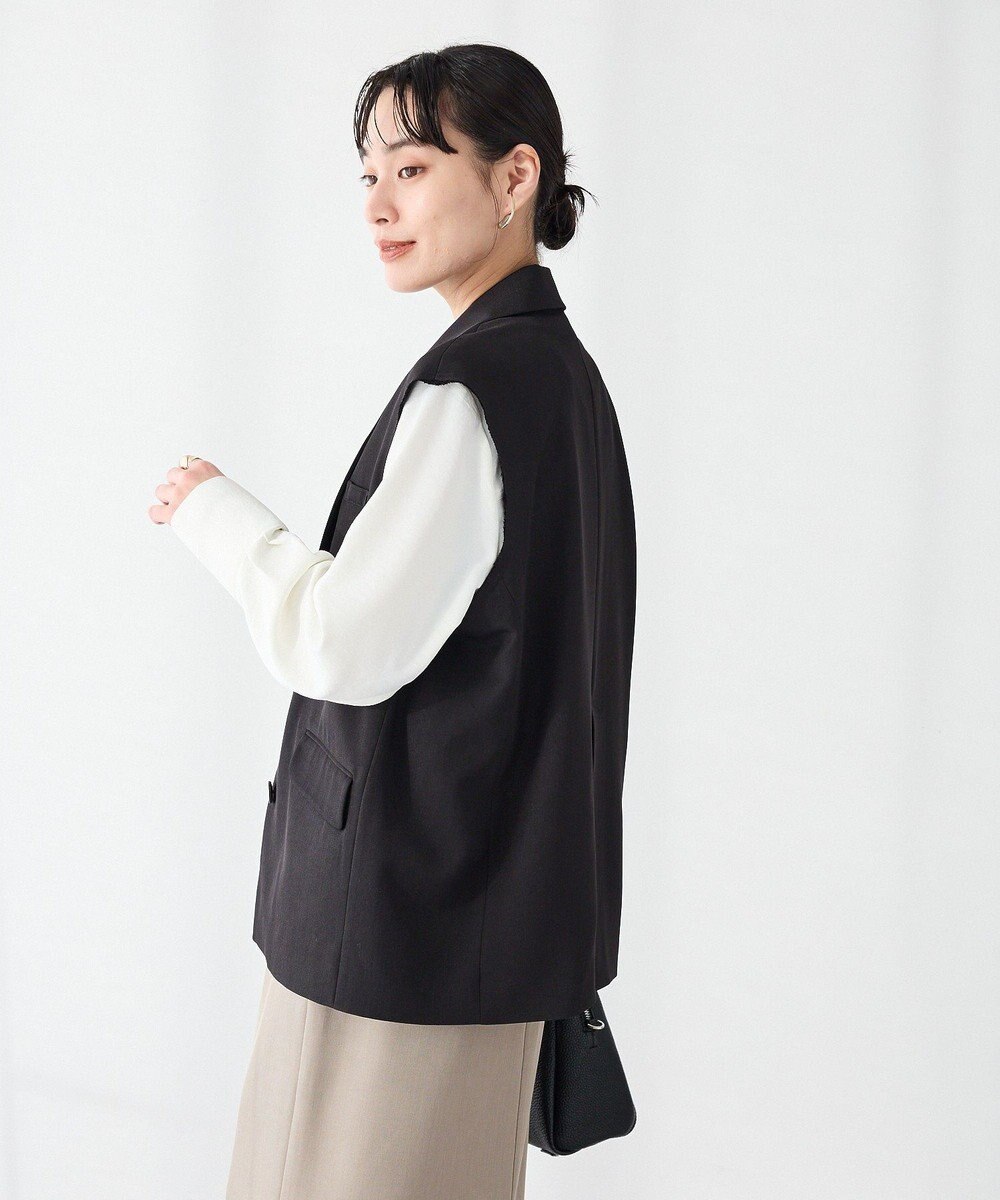 CRAFT STANDARD BOUTIQUE ＜セレモニー＞カットアウトデザインテーラードジレ 