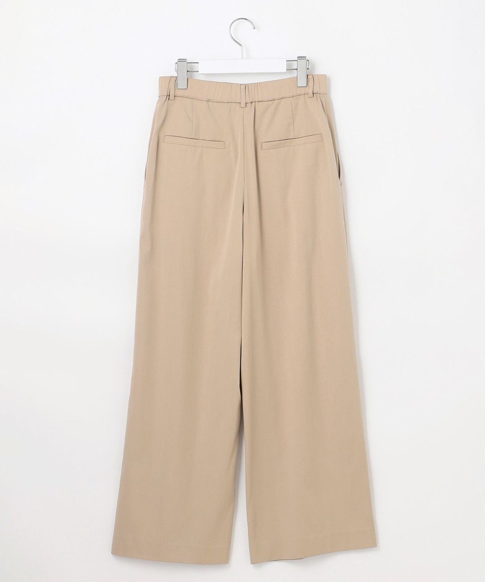 自由区 L 【セットアップ対応・洗える】ドレープツイルワイド パンツ 