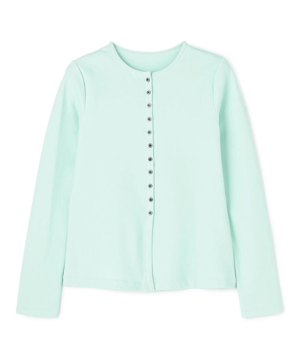 UNFILO ドライタッチリブ カーディガン 