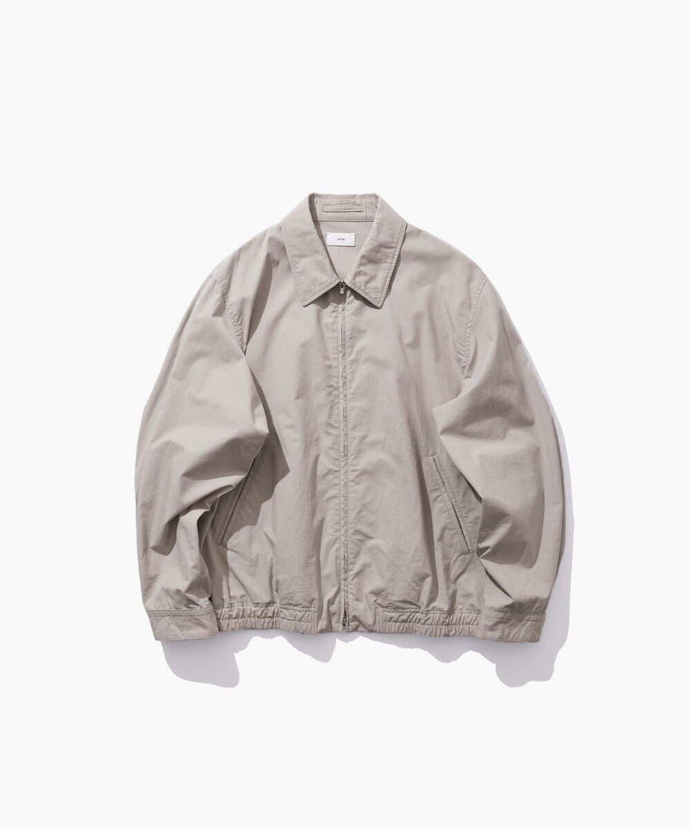 ATON LIGHT TC GABARDINE | ウォッシュドハリントンジャケット - UNISEX 