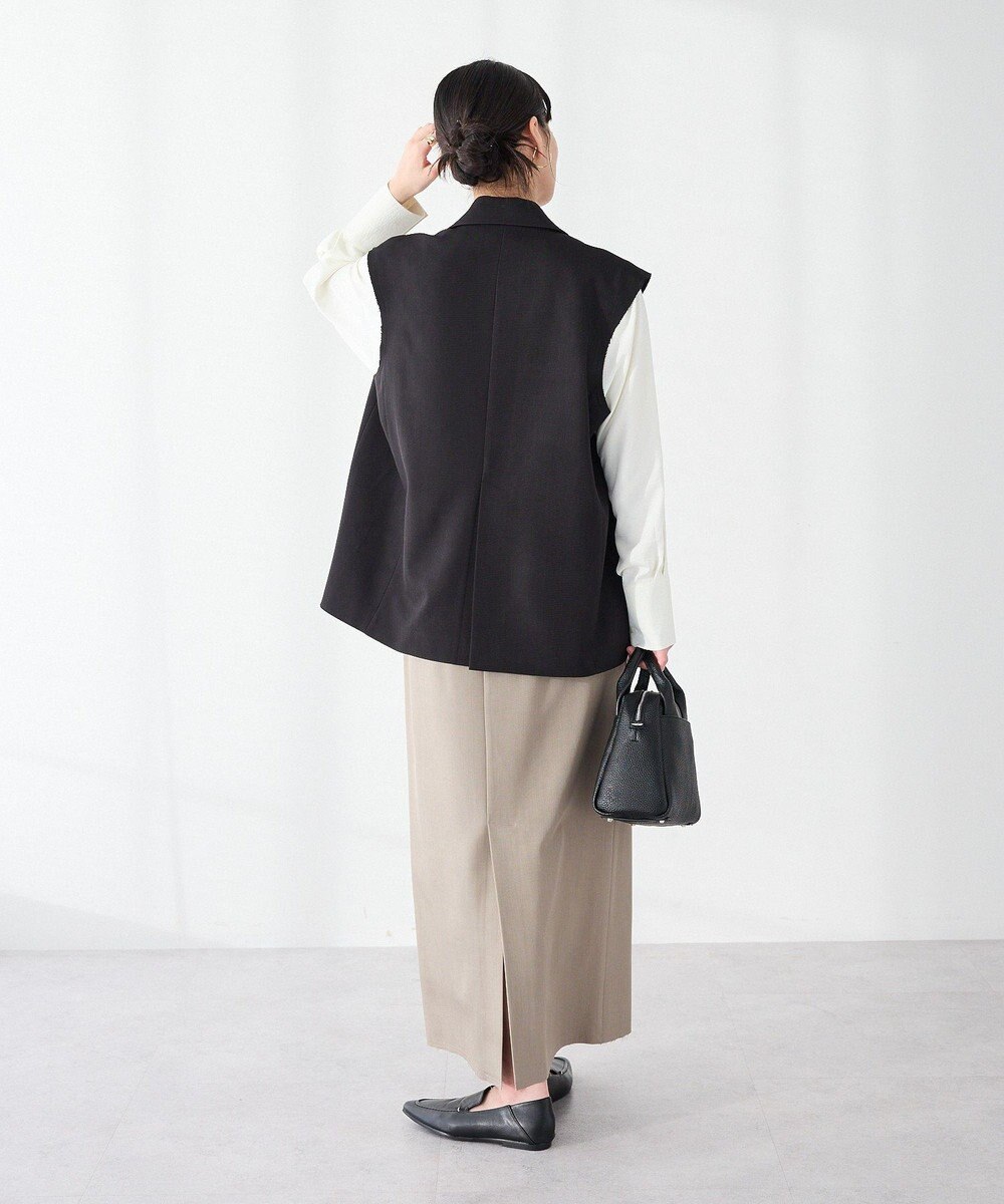 CRAFT STANDARD BOUTIQUE ＜セレモニー＞カットアウトデザインテーラードジレ 