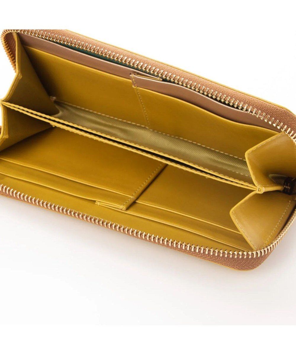 UNBILLION perche ジェムストーンチャームラウンド長財布 