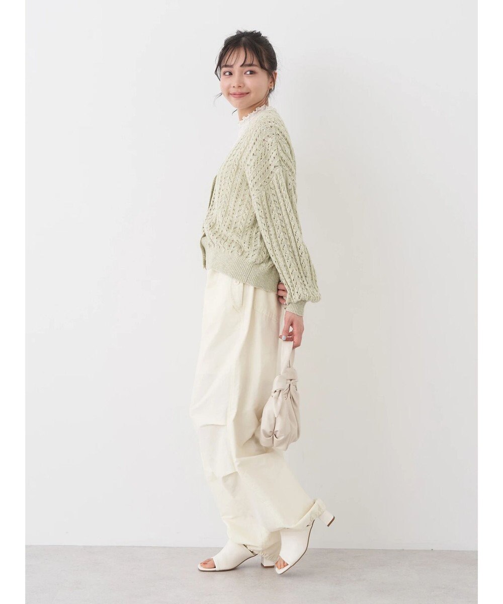 earth music&ecology スラブヤーンスカシカーディガン 