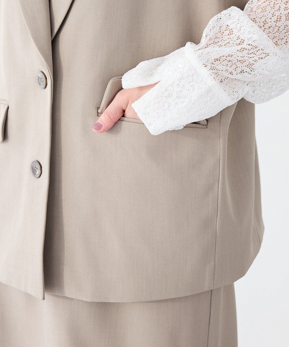 CRAFT STANDARD BOUTIQUE ＜セレモニー＞カットアウトデザインテーラードジレ 