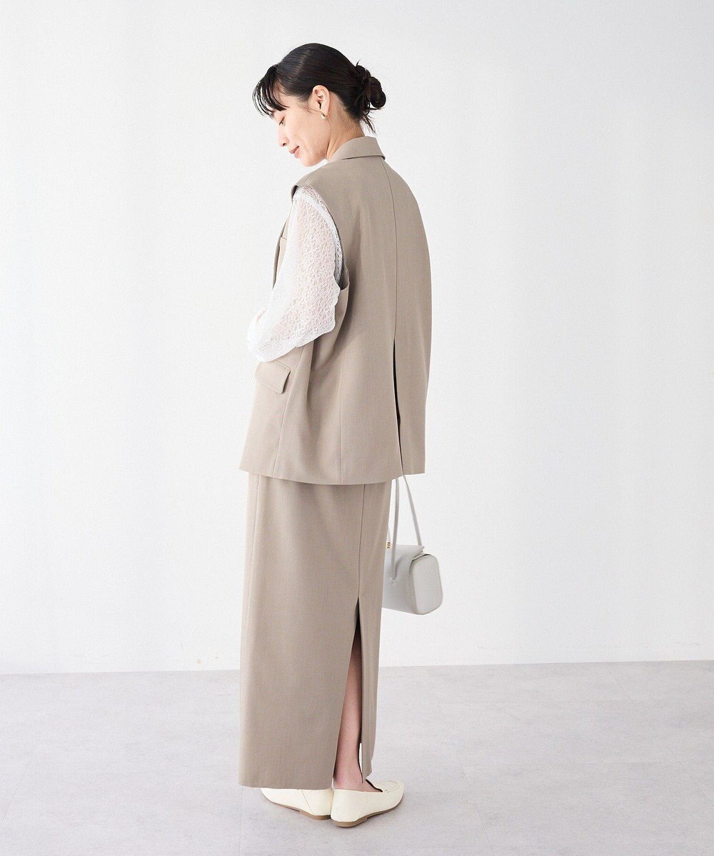 CRAFT STANDARD BOUTIQUE ＜セレモニー＞カットアウトデザインテーラードジレ 