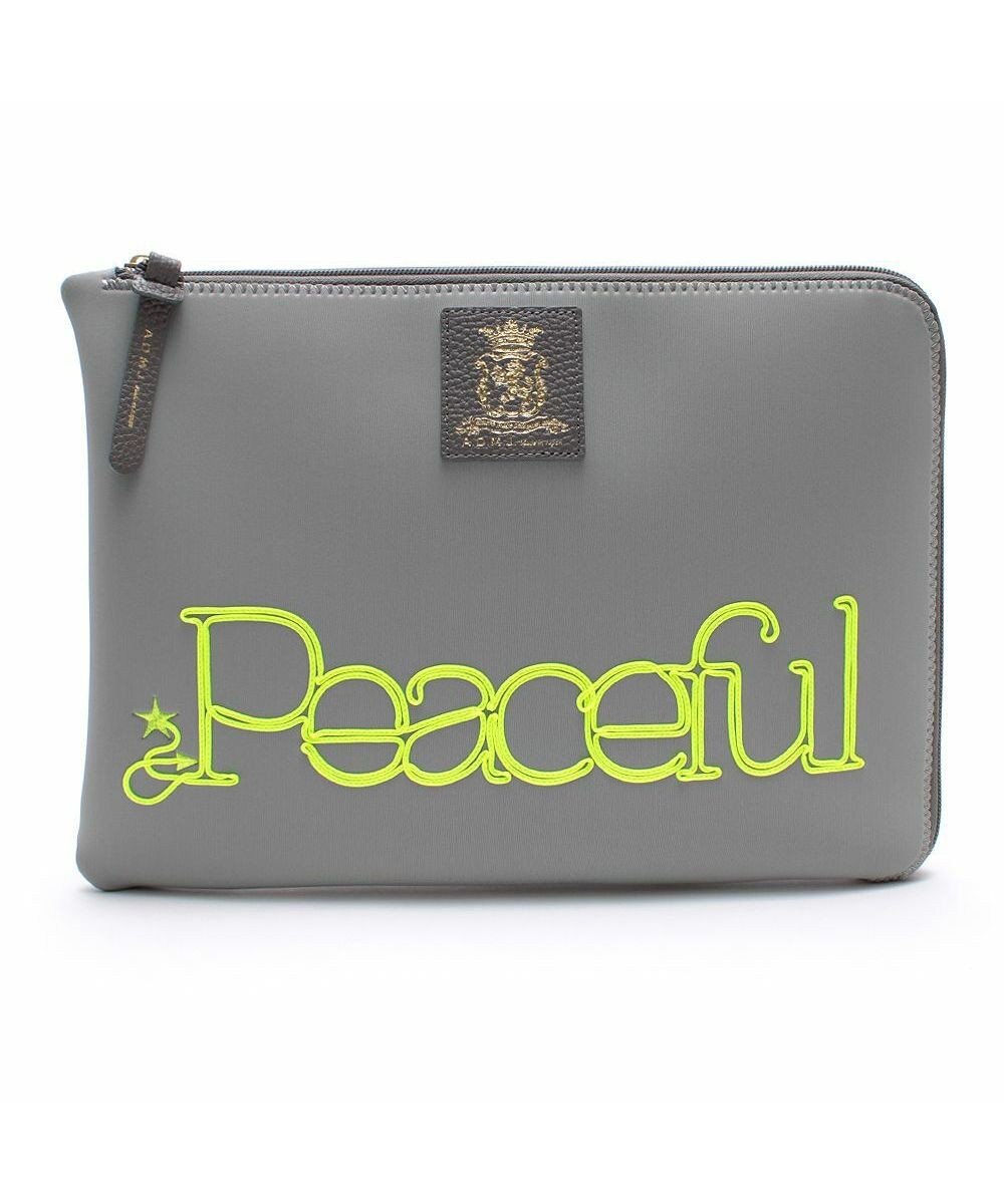 A.D.M.J. 【魔法の様に軽い】マジックライト/コード刺しゅうフラットポーチ2セット(S・LL) 