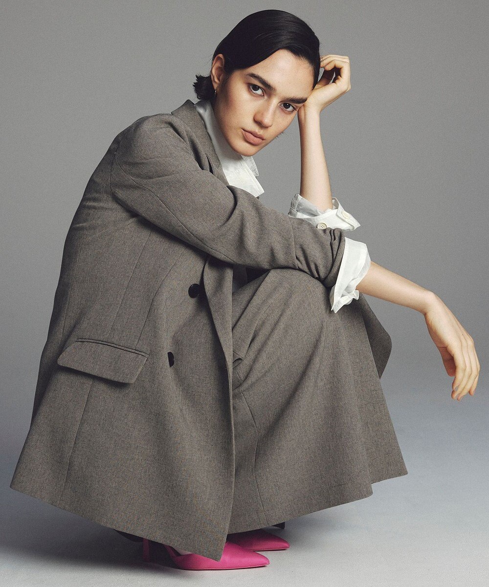 uncrave シアーオーガンジー ミリタリーブルゾン 