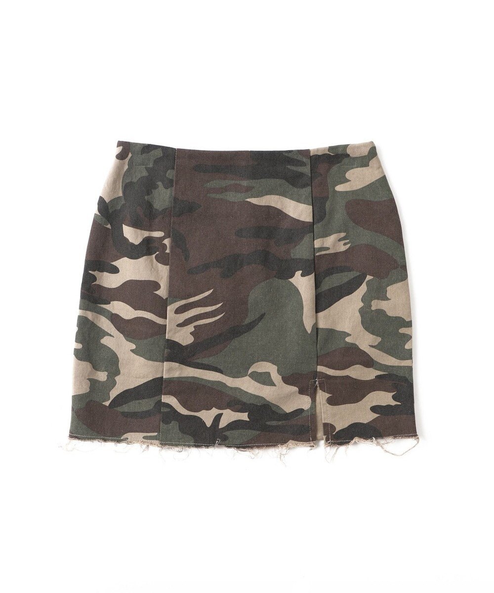 WEGO カモフラージュタイトミニスカート 