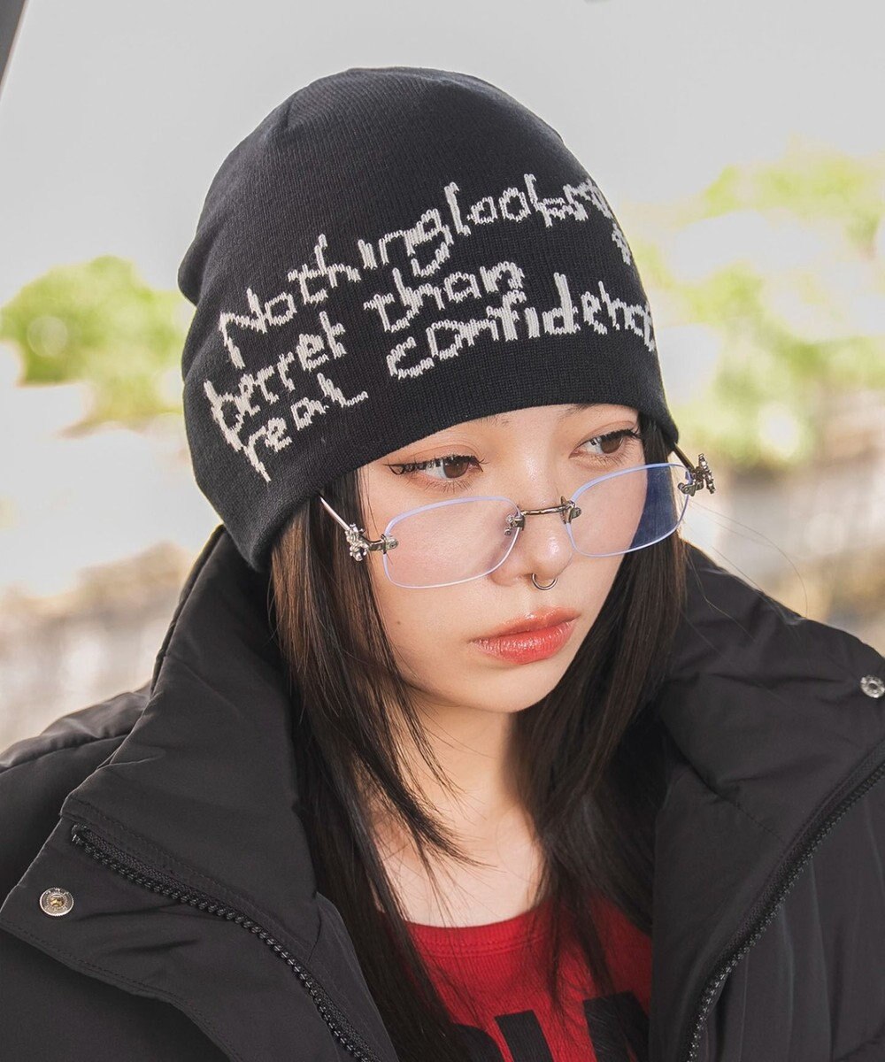 WEGO ハンドライティングロゴビーニー 
