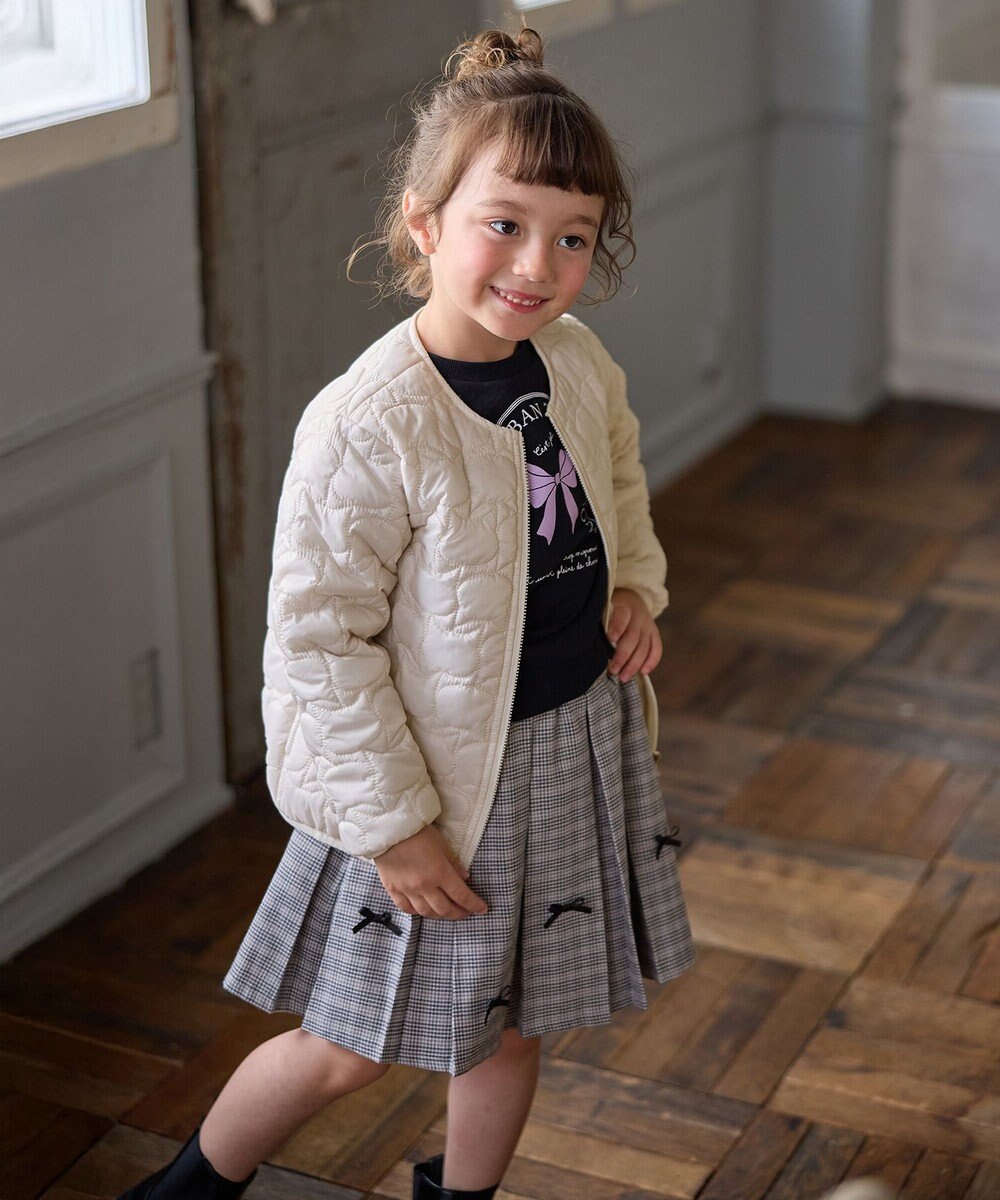 ANY KIDS 【ドッキング可能】ネコキルトブルゾン 