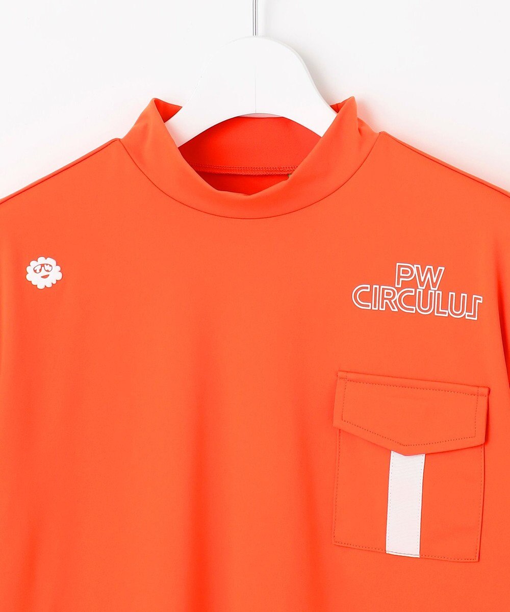 PW CIRCULUS 【吸水速乾 / UV遮蔽率96.3% UVカット / ストレッチ】【WOMEN】ポケットモックT ゴルフウェア レディース 