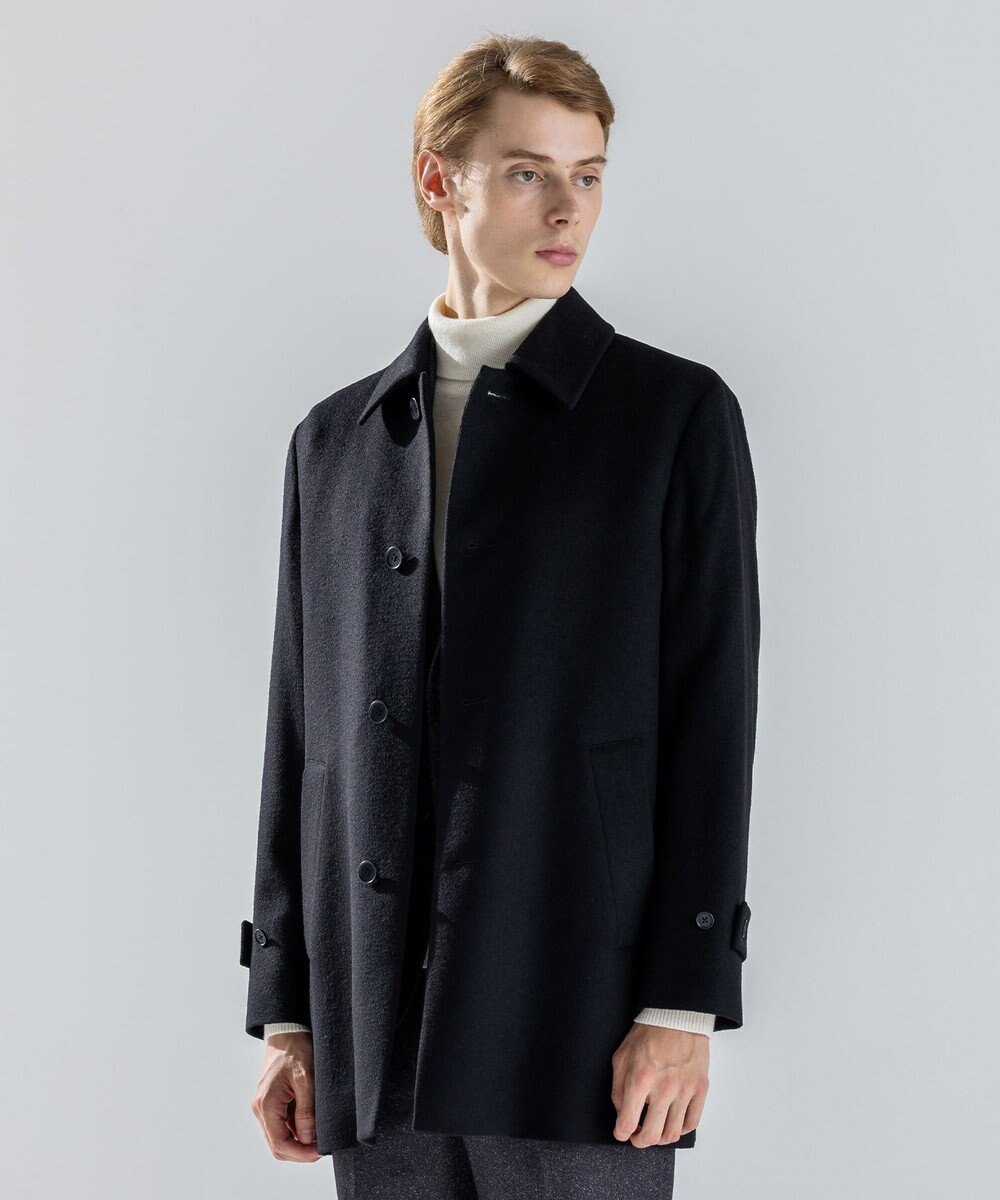 JOSEPH HOMME 【新素材】ライトウールシャギー　ステンカラーコート 