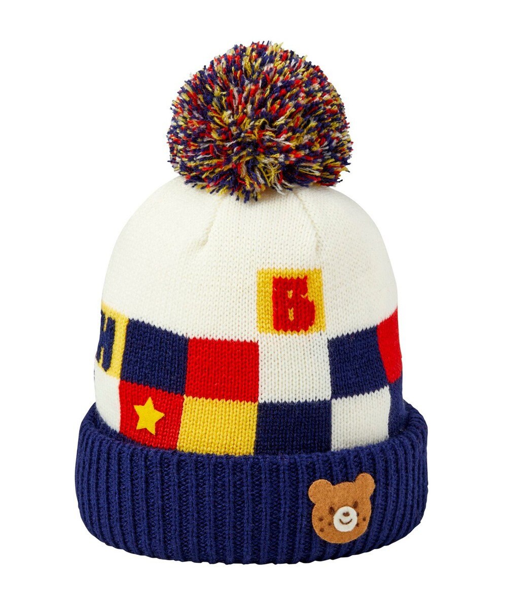 MIKI HOUSE HOT BISCUITS 【46-56cm】 カラフルブロック フード 