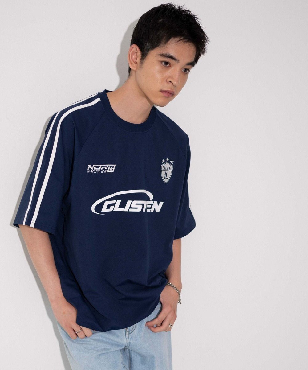 WEGO 【ユニセックス着用ITEM/MLサイズ展開】ゲームロゴスリーブラインT 