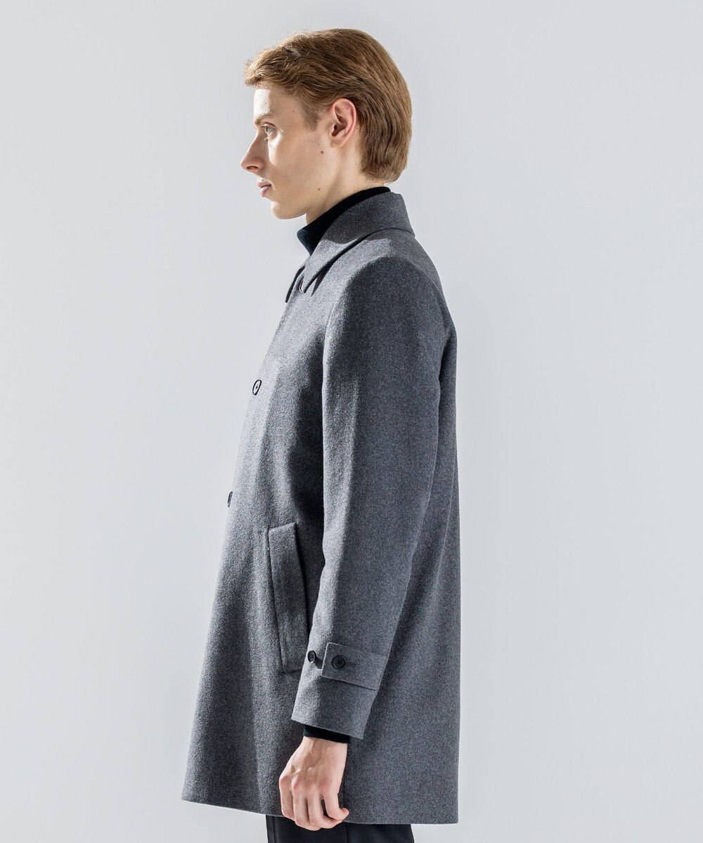 JOSEPH HOMME 【新素材】ライトウールシャギー　ステンカラーコート 