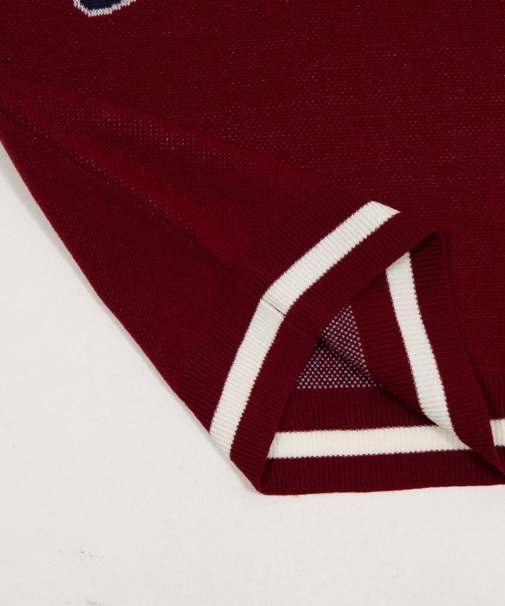 WEGO VネックグラフィックニットBIGプルオーバー 