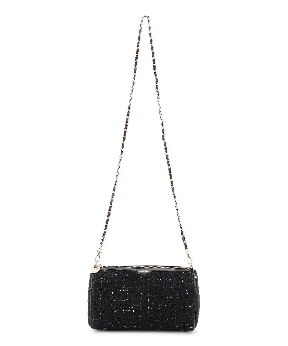 23区 GIOLICAツイード シリンダー ショルダーバッグ 