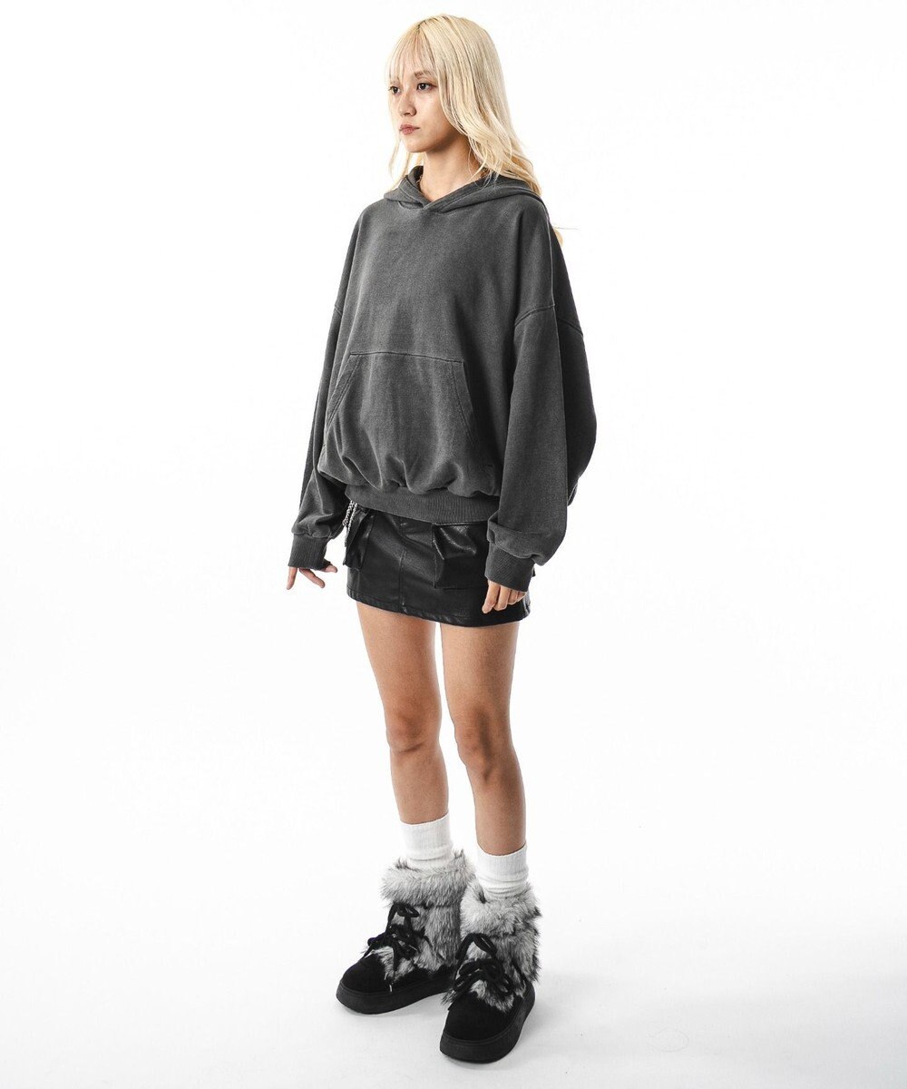 WEGO 【ユニセックス着用ITEM】バルーンクロップドプルパーカー 