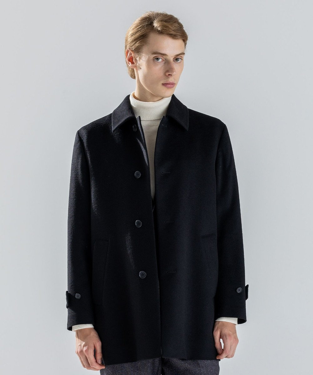 JOSEPH HOMME 【新素材】ライトウールシャギー　ステンカラーコート 