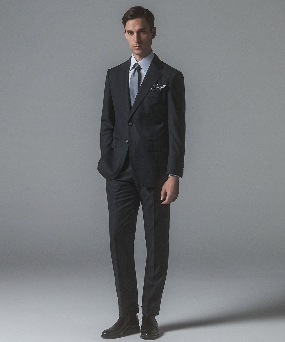 GOTAIRIKU 【形態安定】PREMIUMPLEATS_レギュラーカラー 通年ドレスシャツ 