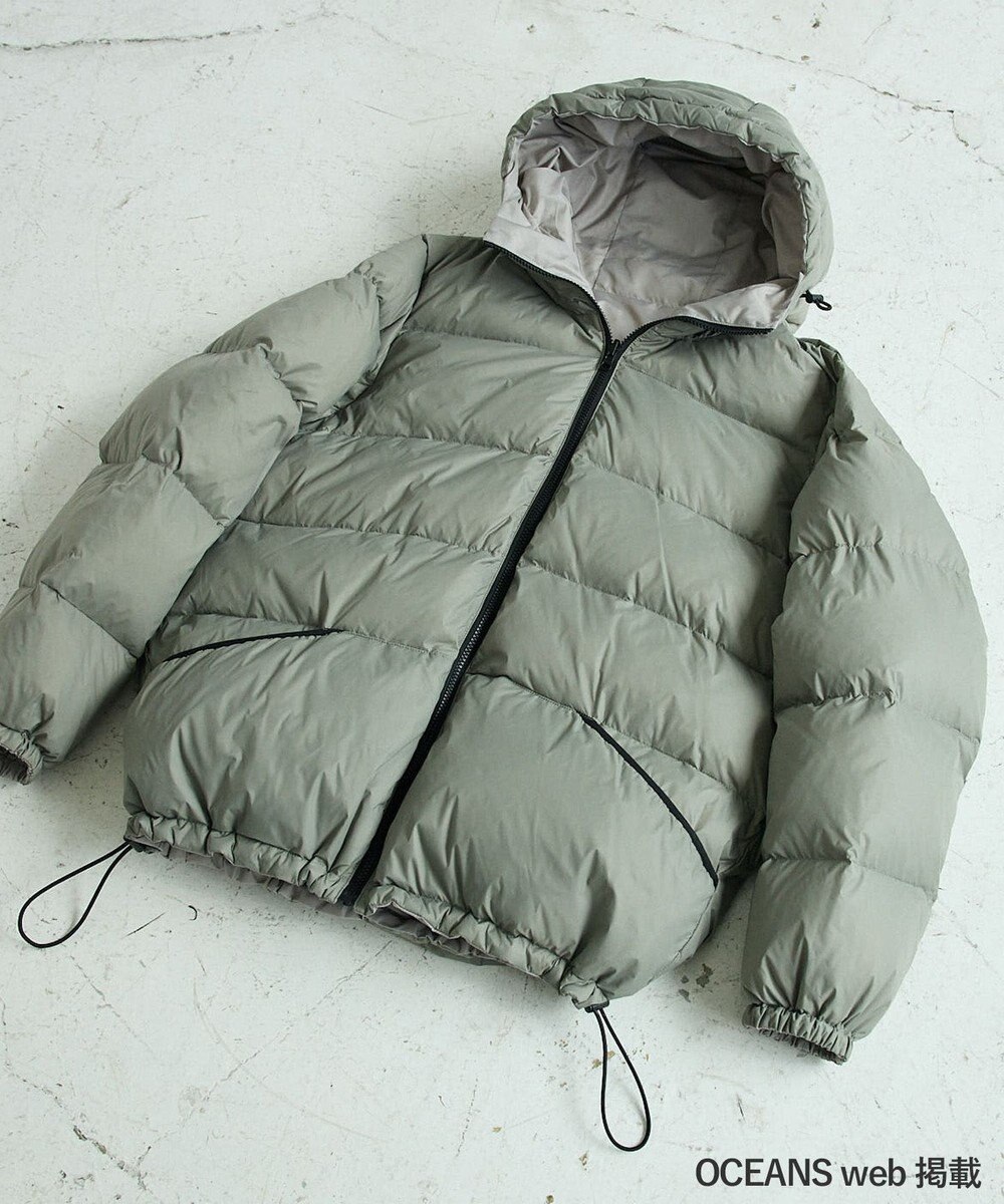 UNFILO MENS 【OCEANS YouTube 掲載 / 読売新聞掲載】TAION×UNFILO リバーシブルフードダウン 