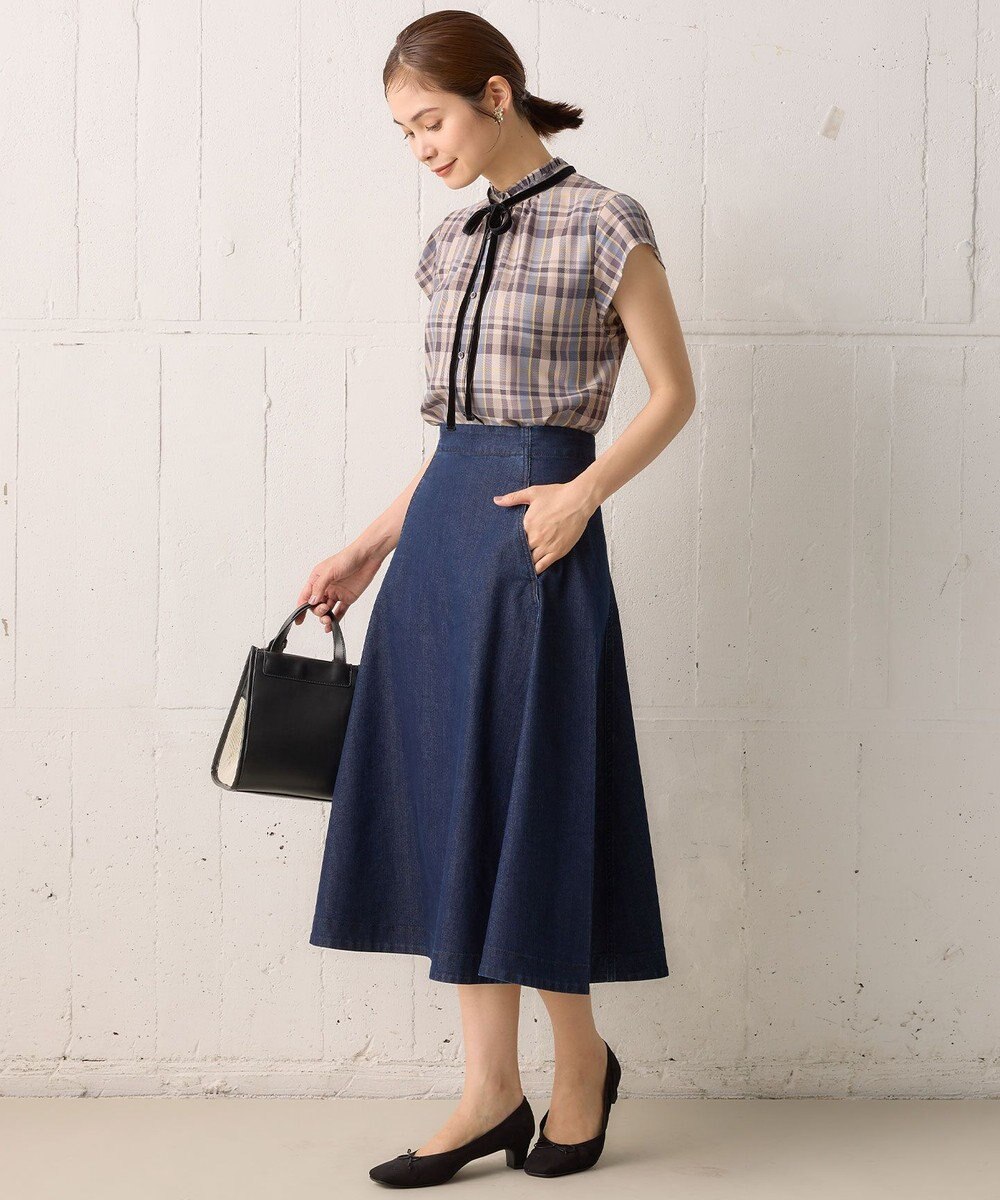 組曲 【23AW】DENIMフレア スカート 