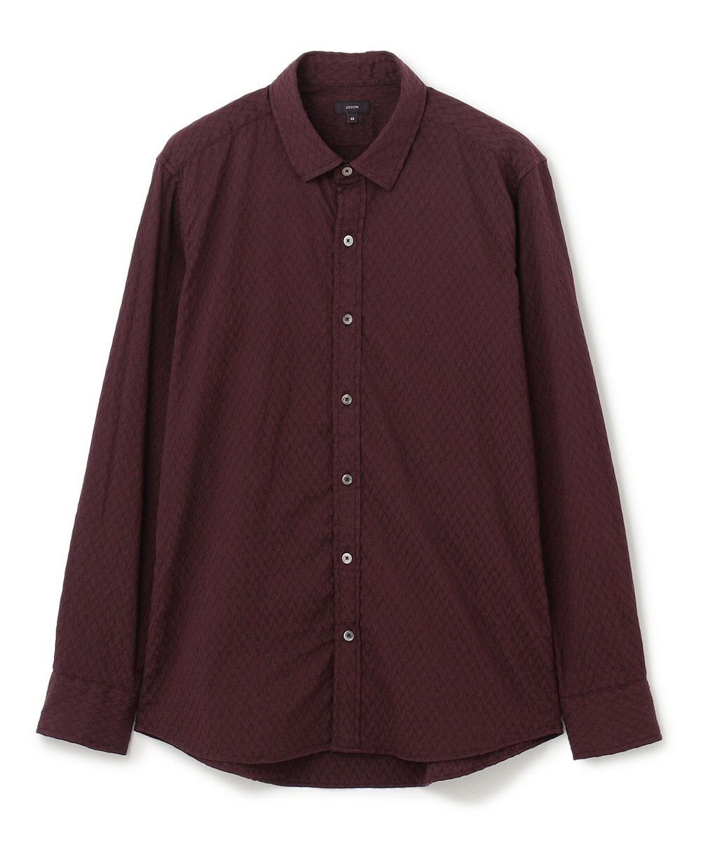 JOSEPH HOMME アロージャガードストレッチ　レギュラーカラーシャツ 