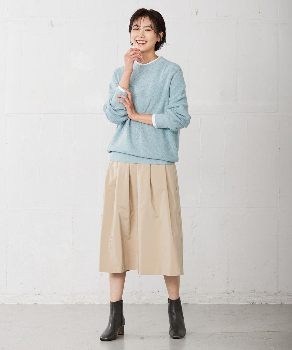 J.PRESS LADIES L 【洗える】LUREX SWEATER ニット 