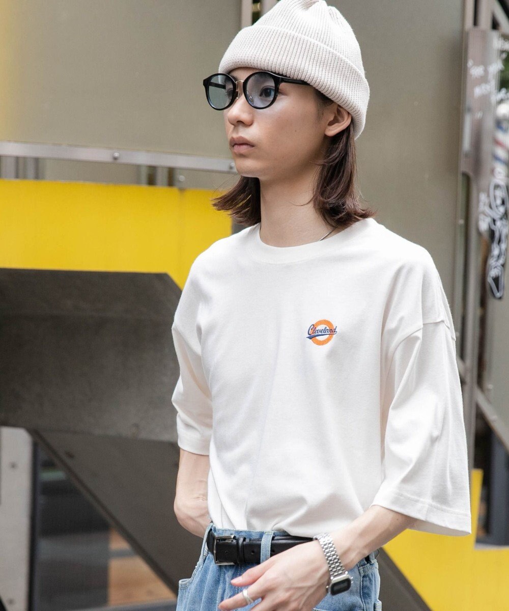 WEGO 【ユニセックス着用ITEM/綿100%/SMLサイズ展開】リラックスフィットワンポイントT（S） 