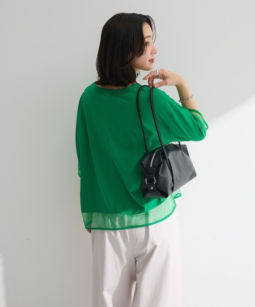 Green Parks 【適ON】遮熱チュールドッキングプルオーバー 