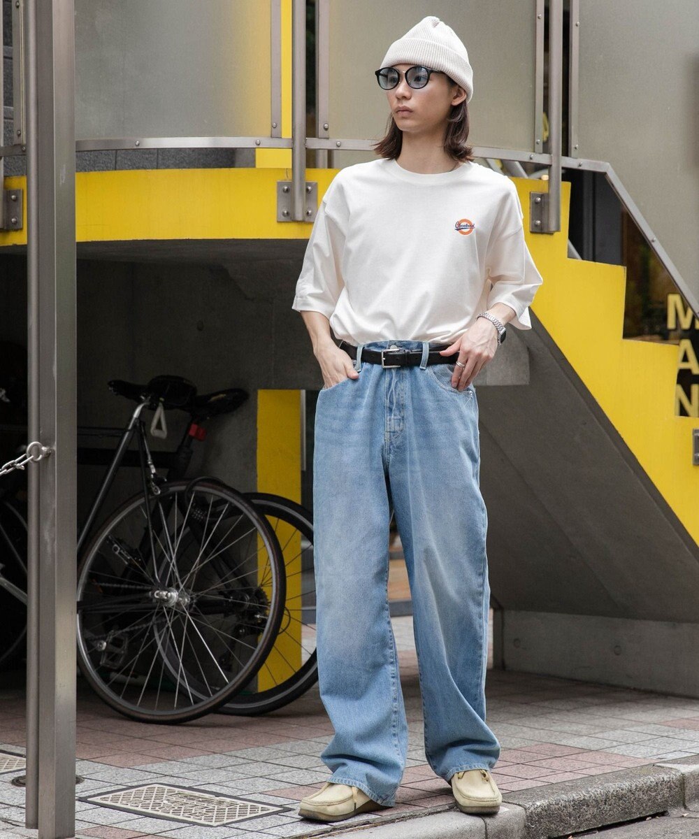 WEGO 【ユニセックス着用ITEM/綿100%/SMLサイズ展開】リラックスフィットワンポイントT（S） 