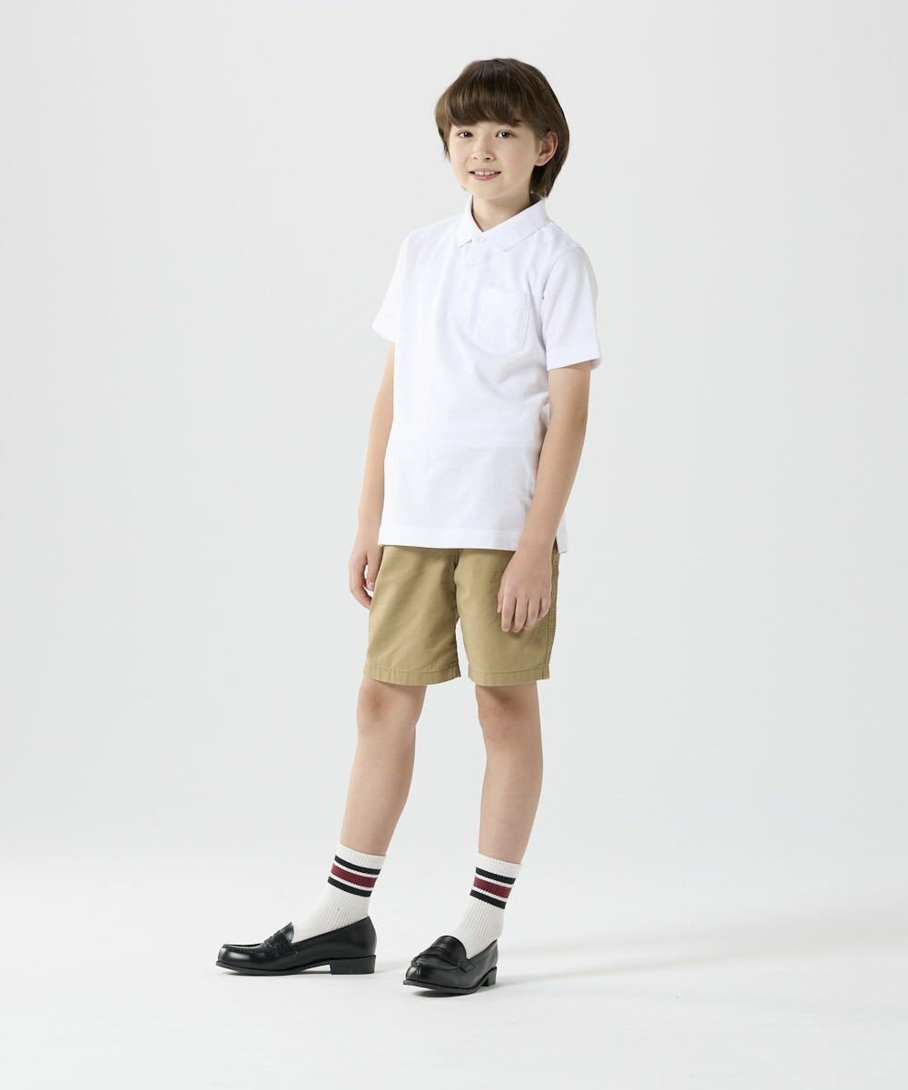 BEAMS SCHOOL ベーシック 半袖ポロシャツ 