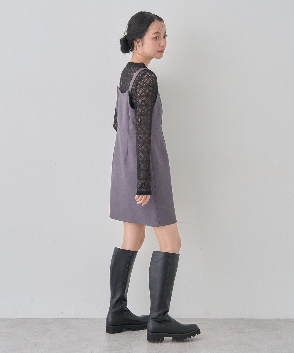 earth music&ecology スクエアネックミニワンピース 