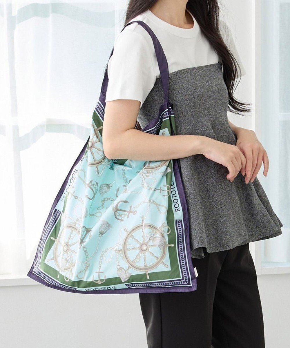 ROOTOTE 3664【エコバッグになるチャームトート】LT.トール.スカーフ-A 