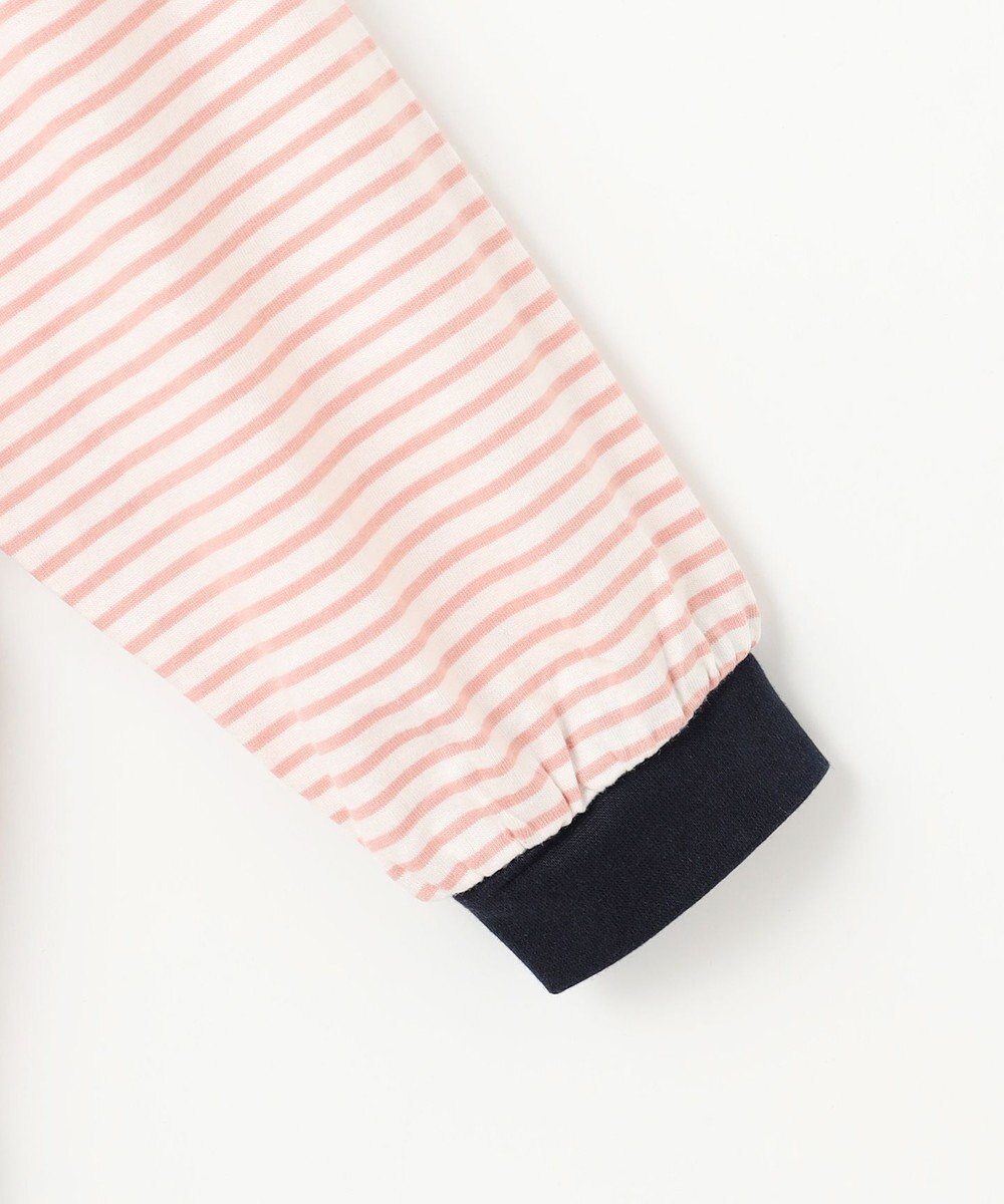 組曲 KIDS 【110-140㎝】リボンボーダー トップス 