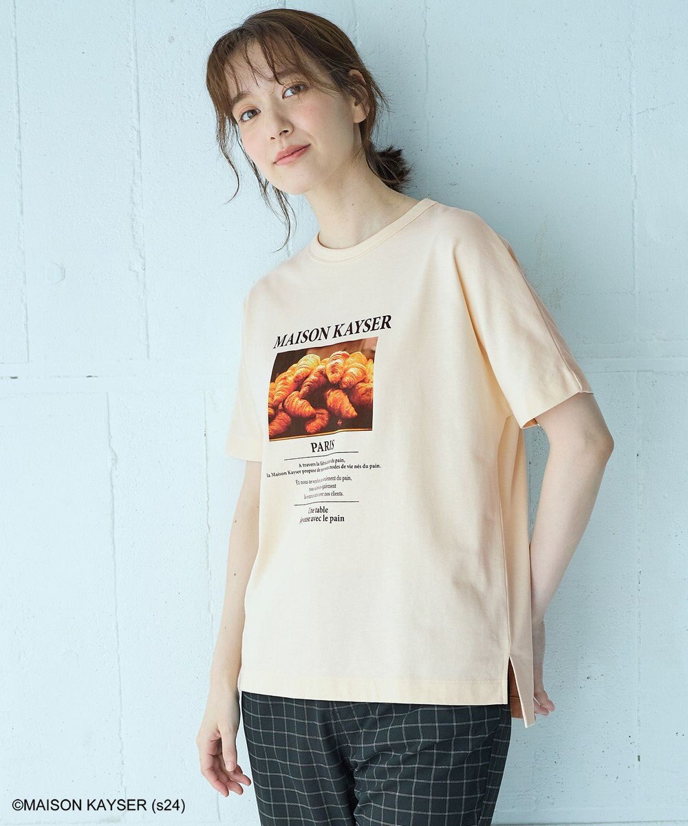 ANY 【MAISON KAYSERコラボ】フォトプリント半袖Tシャツ 