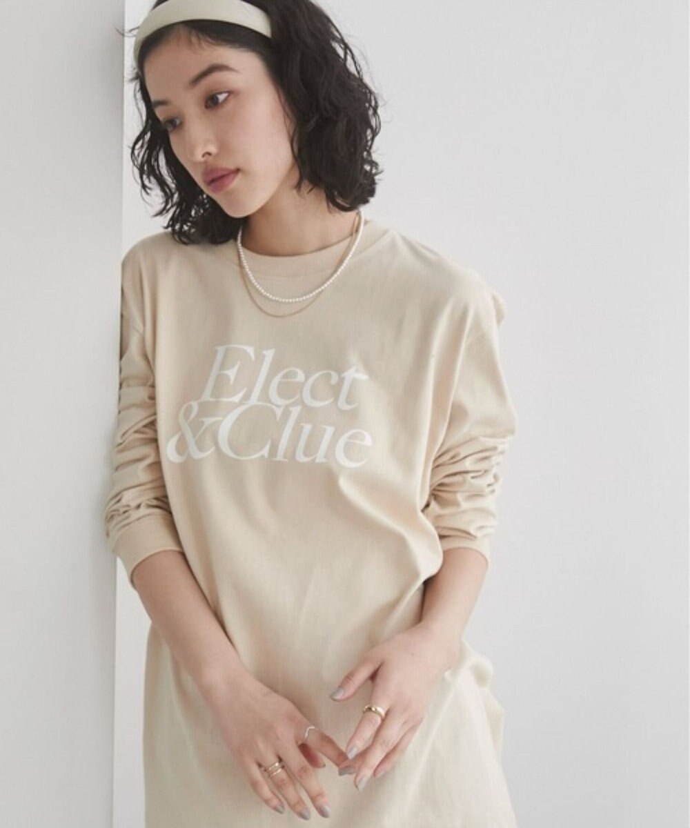 WEGO 【ANGIE VINTAGE】フロッキーロゴプリントロンT 