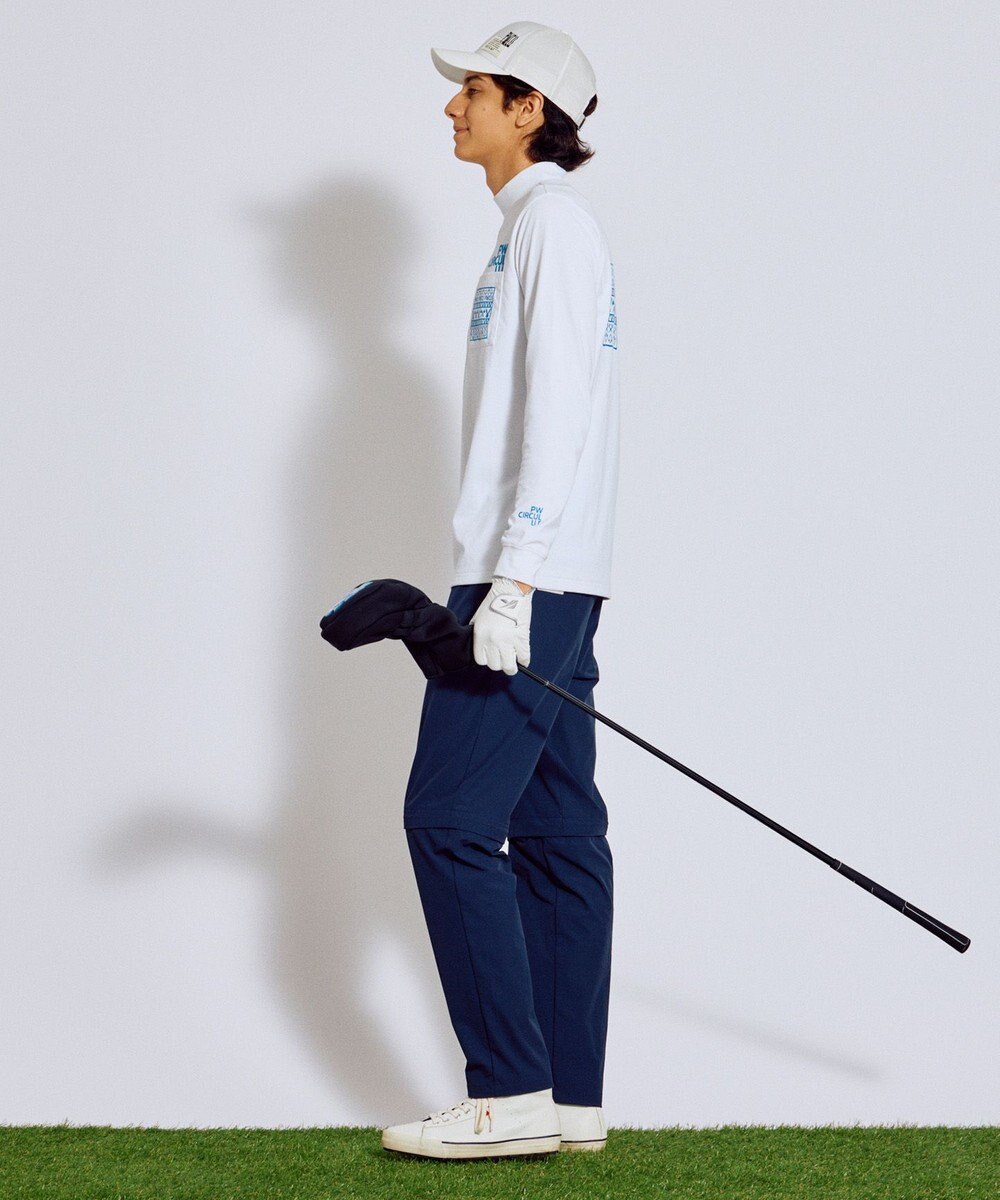 PW CIRCULUS 【ストレッチ素材】【MEN】2WAY デタッチャブルパンツ ゴルフ 