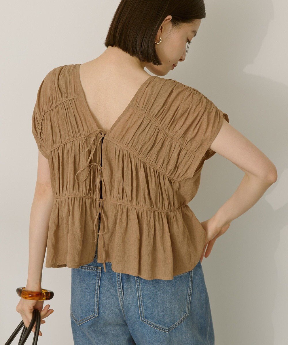 AMERICAN HOLIC 【前後2WAY】フロントリボンブラウス 