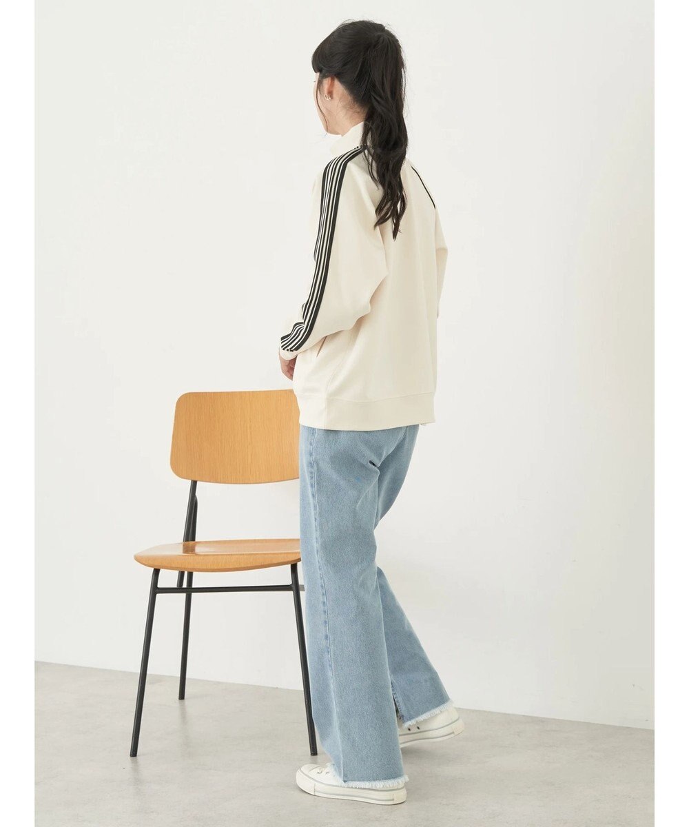 earth music&ecology スポーティー袖ラインブルゾン 