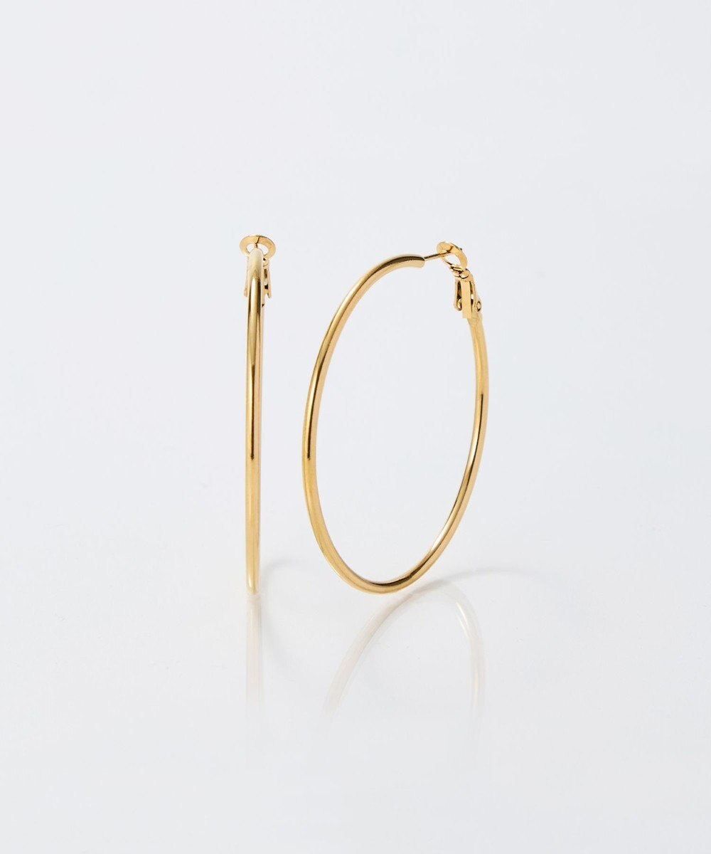 Phoebe 【金属アレルギー対応】ライトフープピアス　ゴールド/ステンレス/大振り 