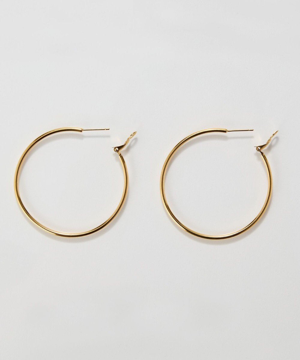 Phoebe 【金属アレルギー対応】ライトフープピアス　ゴールド/ステンレス/大振り 