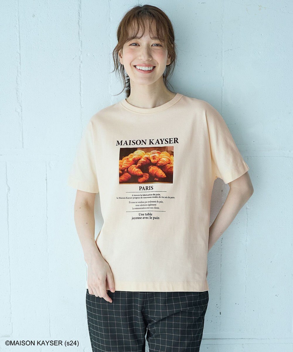 ANY 【MAISON KAYSERコラボ】フォトプリント半袖Tシャツ 