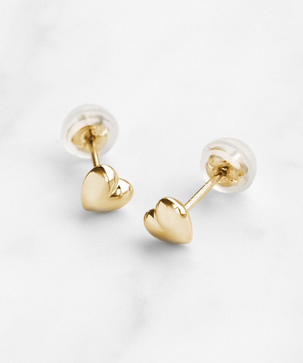 TOCCA 【WEB限定】WITH HEART MINI PIERCED EARRINGS K10 ピアス 