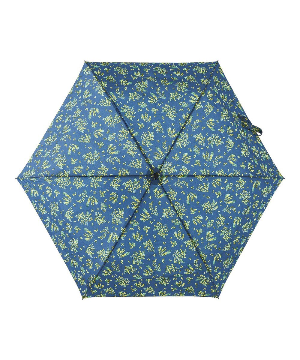 MOONBAT urawaza smil(ウラワザ スリム) 3秒でたためる傘 折りたたみ傘 ミモザガーデン 大きめ55cm UV 