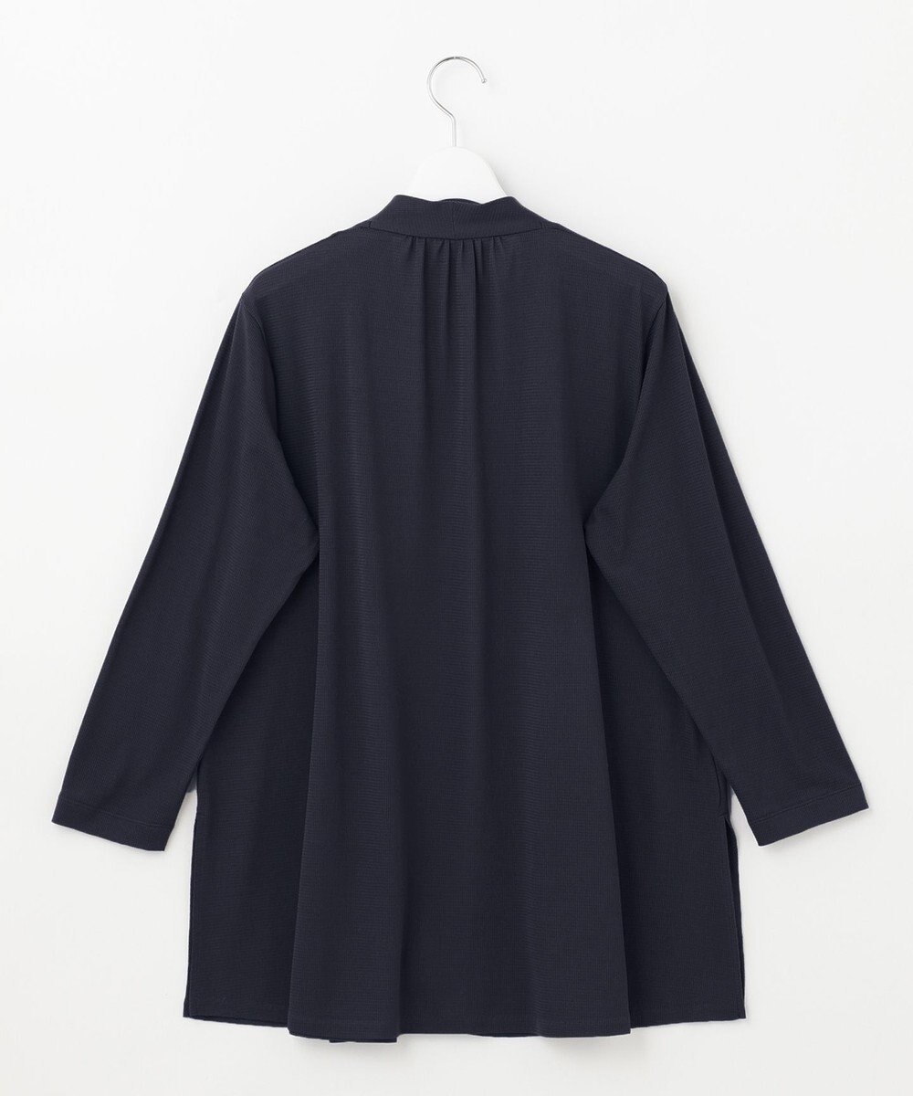 自由区 【保湿性/吸湿性/吸水速乾/接触冷感/UVケア】ハンディカーディガン ロング 